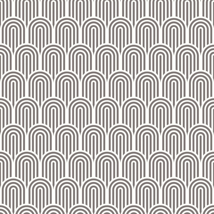 Retro Arch Wallpaper - Black