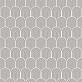 Retro Arch Wallpaper - Black