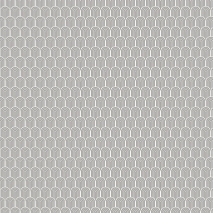 Retro Arch Wallpaper - Black