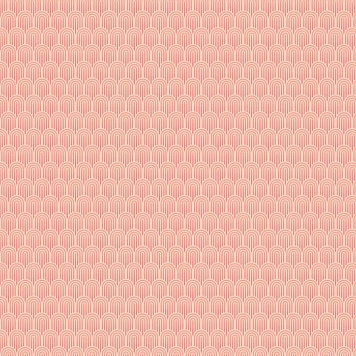 Retro Arch Wallpaper - Blush Pink