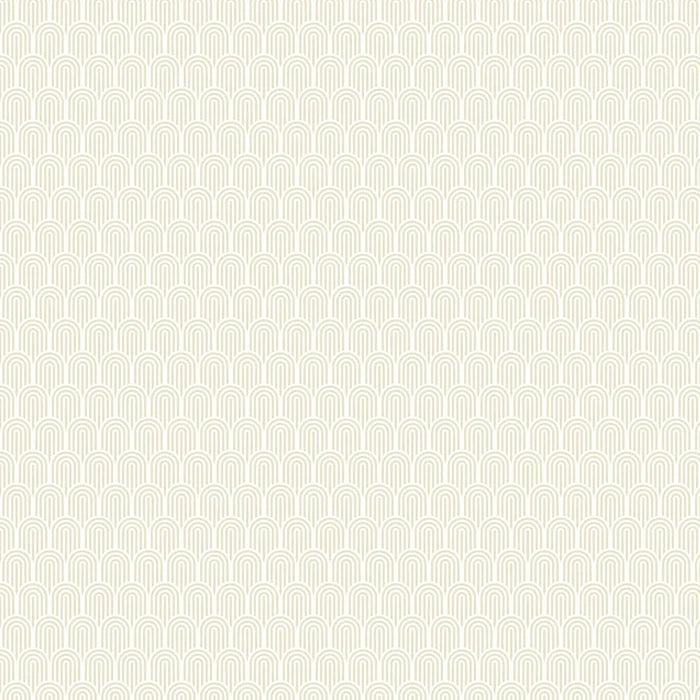 Retro Arch Wallpaper - Cream