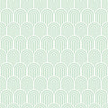 Retro Arch Wallpaper - Mint Green