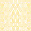 Retro Arch Wallpaper - Yellow