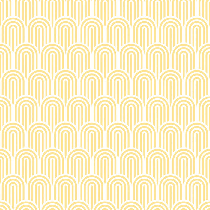 Retro Arch Wallpaper - Yellow