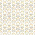 Retro Flower - Blooms Wallpaper - Stone & Dove