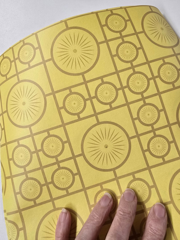 Retro Lino Wallpaper - Sunshine