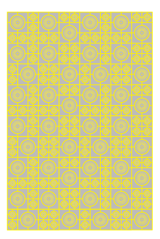 Retro Lino Wallpaper - Yellow Tinge