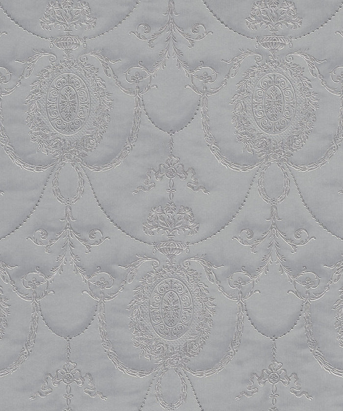 Rich Trianon Damask Wallpaper - Grey - Discontinuing