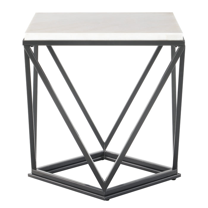 Riko End Table W/ Metal Leg - Adams Furniture