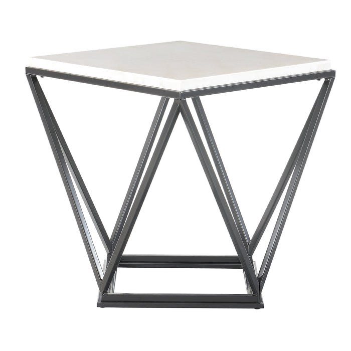Riko End Table W/ Metal Leg - Adams Furniture