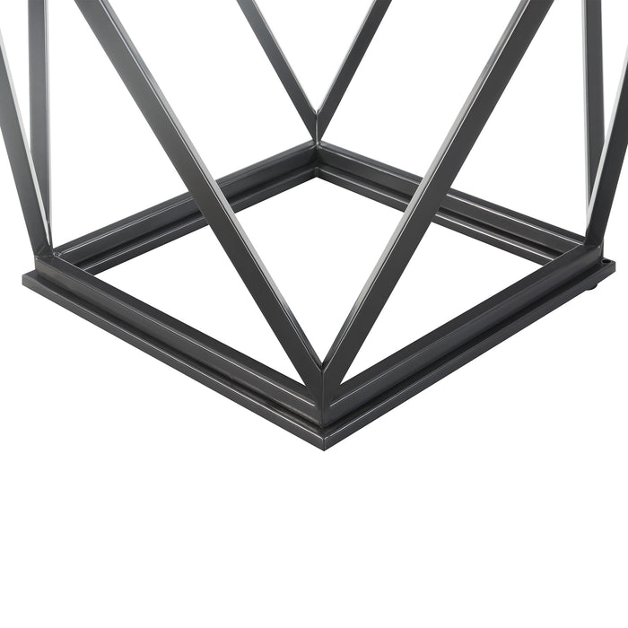 Riko End Table W/ Metal Leg - Adams Furniture