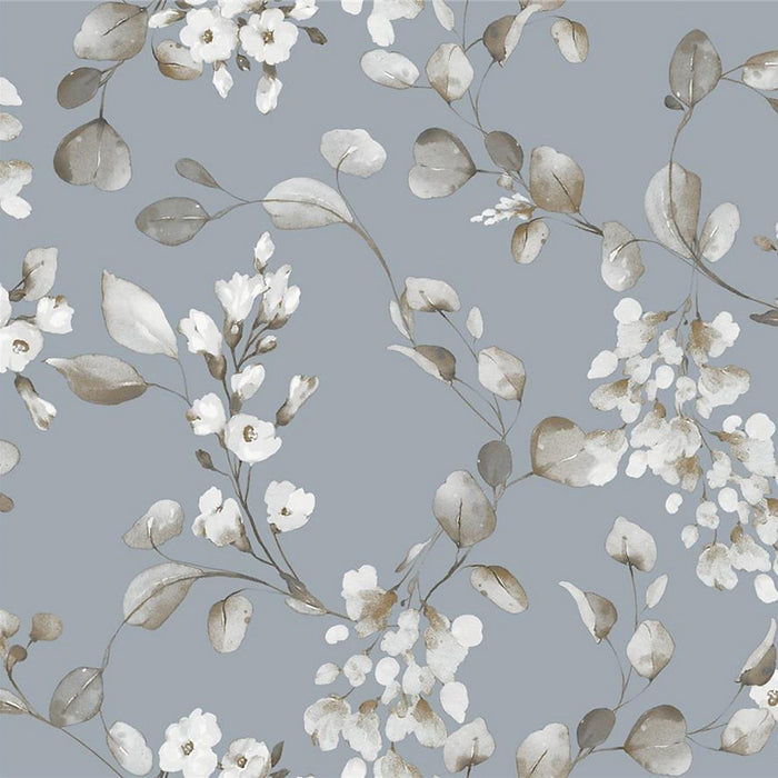 Rosalie Wallpaper - Powder Blue