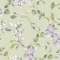 Rosalie Wallpaper - Sage/Lilac