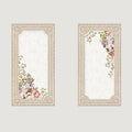 Rose Garden - Custom Sized Wallpaper Mural (per m2) - Grey Beige