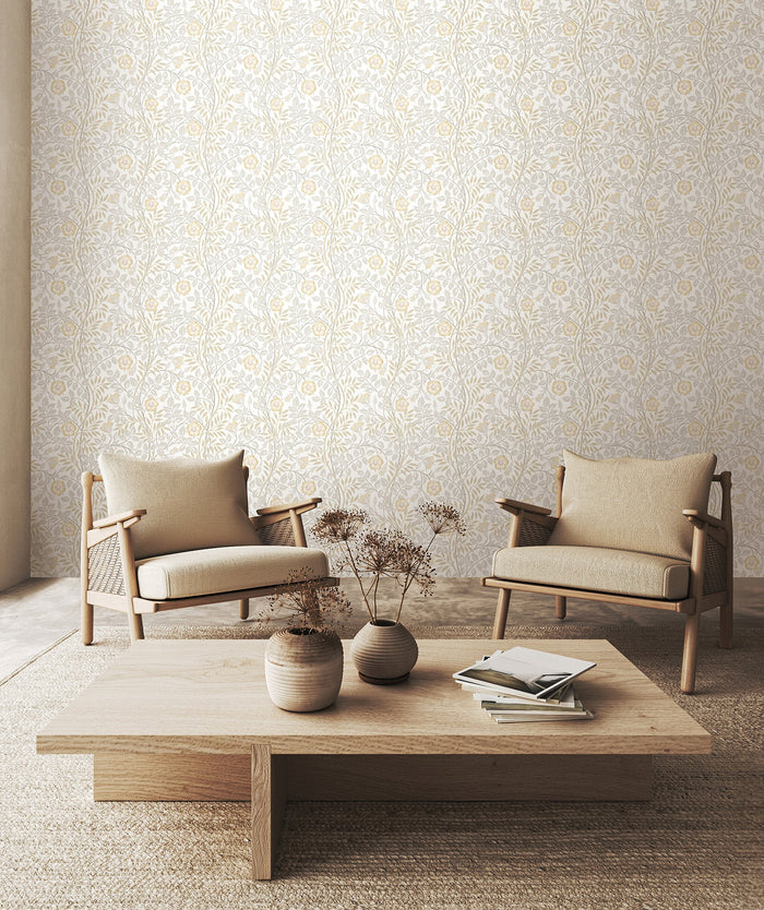 Rosehip Trail Wallpaper - Ohpopsi - Natural Stone