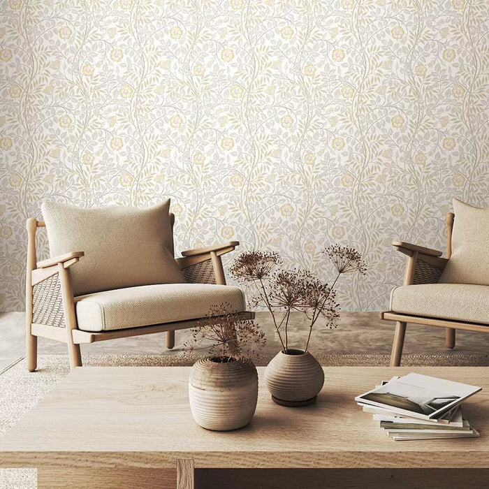 Rosehip Trail Wallpaper - Ohpopsi - Natural Stone
