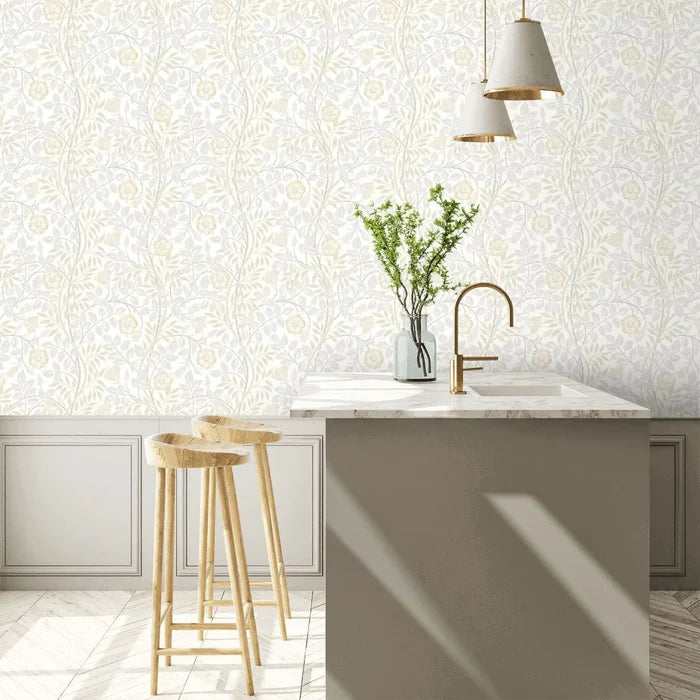 Rosehip Trail Wallpaper - Ohpopsi - Natural Stone
