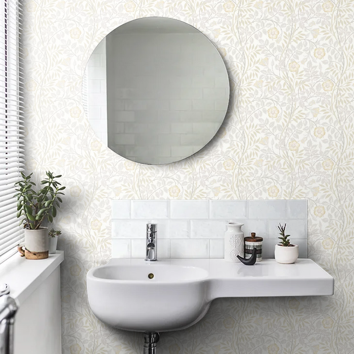 Rosehip Trail Wallpaper - Ohpopsi - Natural Stone