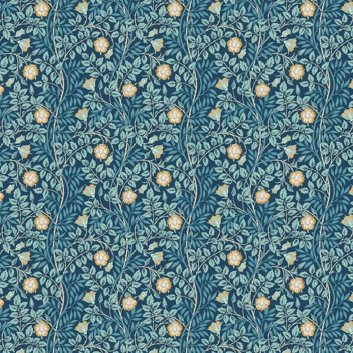 Rosehip Trail Wallpaper - Ohpopsi - Navy Blue