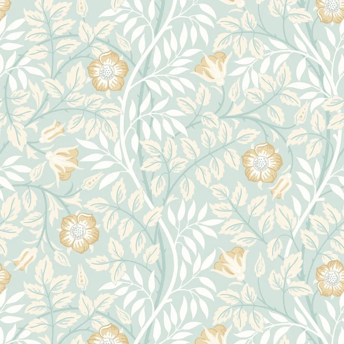 Rosehip Trail Wallpaper - Ohpopsi - Seafoam