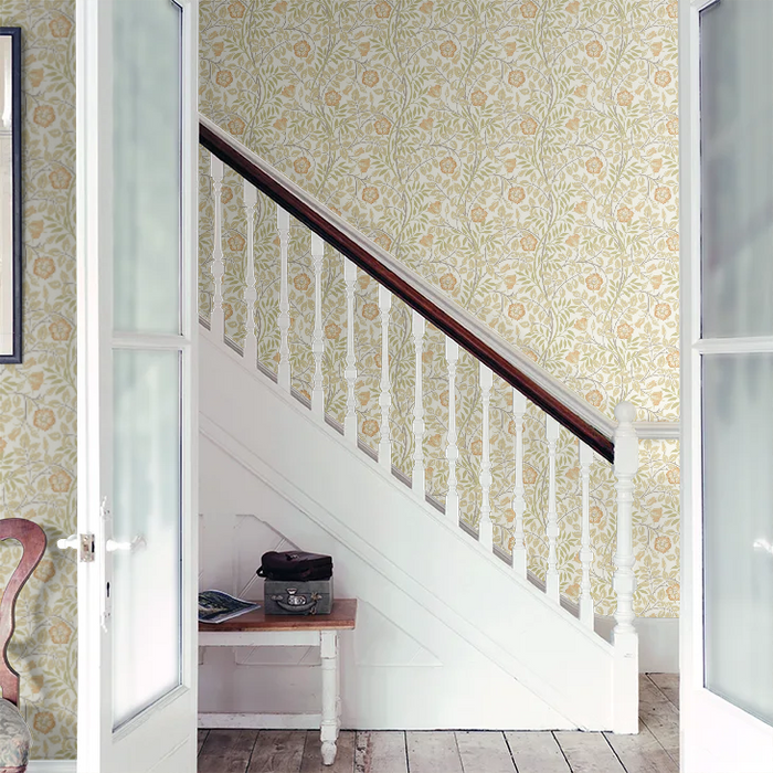 Rosehip Trail Wallpaper - Ohpopsi - Soft Amber