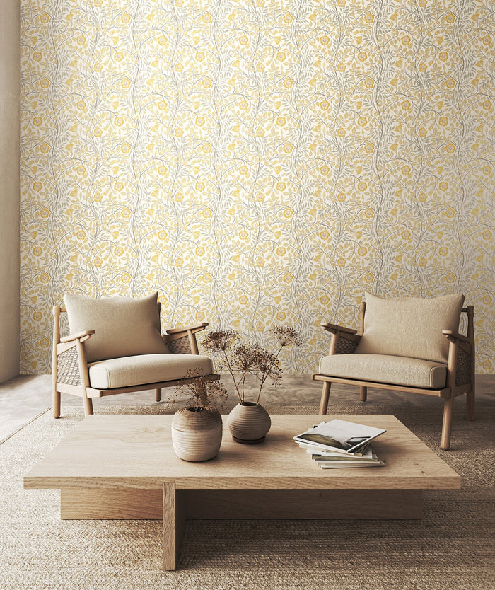 Rosehip Trail Wallpaper - Ohpopsi - Warm Natural
