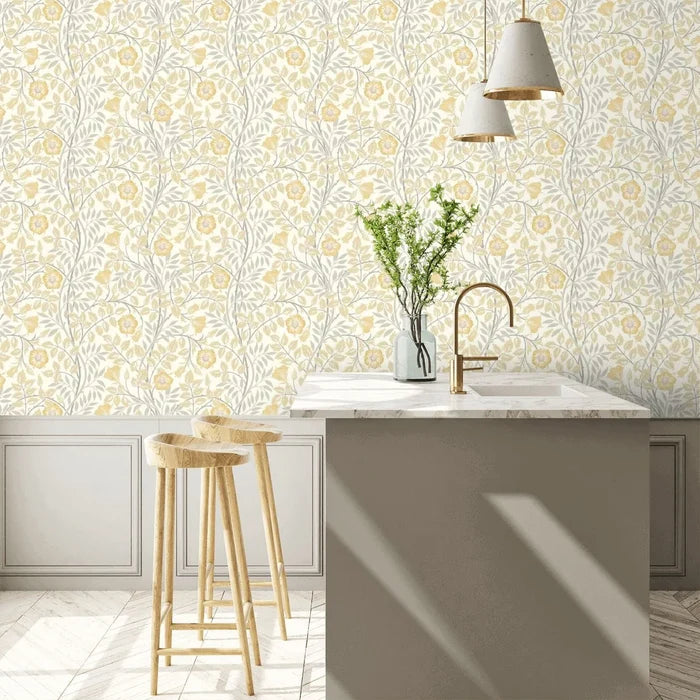 Rosehip Trail Wallpaper - Ohpopsi - Warm Natural