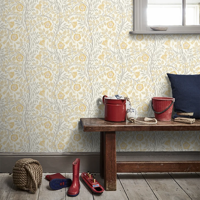 Rosehip Trail Wallpaper - Ohpopsi - Warm Natural