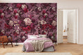 Rosette Reverie - Custom Sized Wallpaper Mural (per m2)