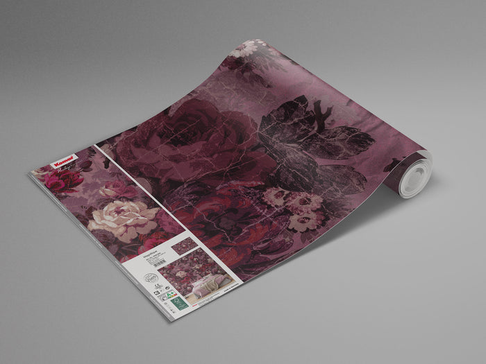 Rosette Reverie - Custom Sized Wallpaper Mural (per m2)