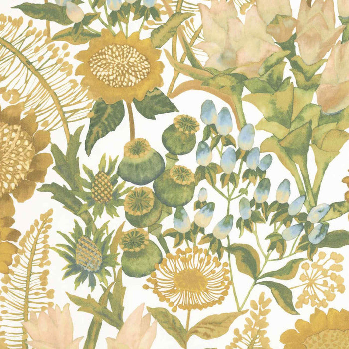 Saint Paul De Venice Wallpaper - Ochre Green