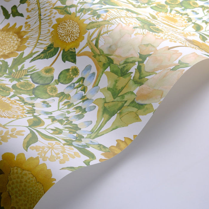 Saint Paul De Venice Wallpaper - Ochre Green