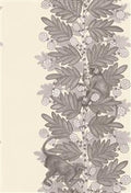 Sample - Acacia Monkey Wallpaper - Grey/White