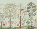 Sample - Arboretum Exotic Tropical Garden - Custom sized wallpaper mural (per/m2) - Sage