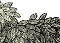 Sample - Bellewood Clouds - Green - Custom Sized Wallpaper Mural (per m2)