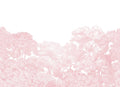 Sample - Bellewood Clouds - Pink - Custom Sized Wallpaper Mural (per m2)