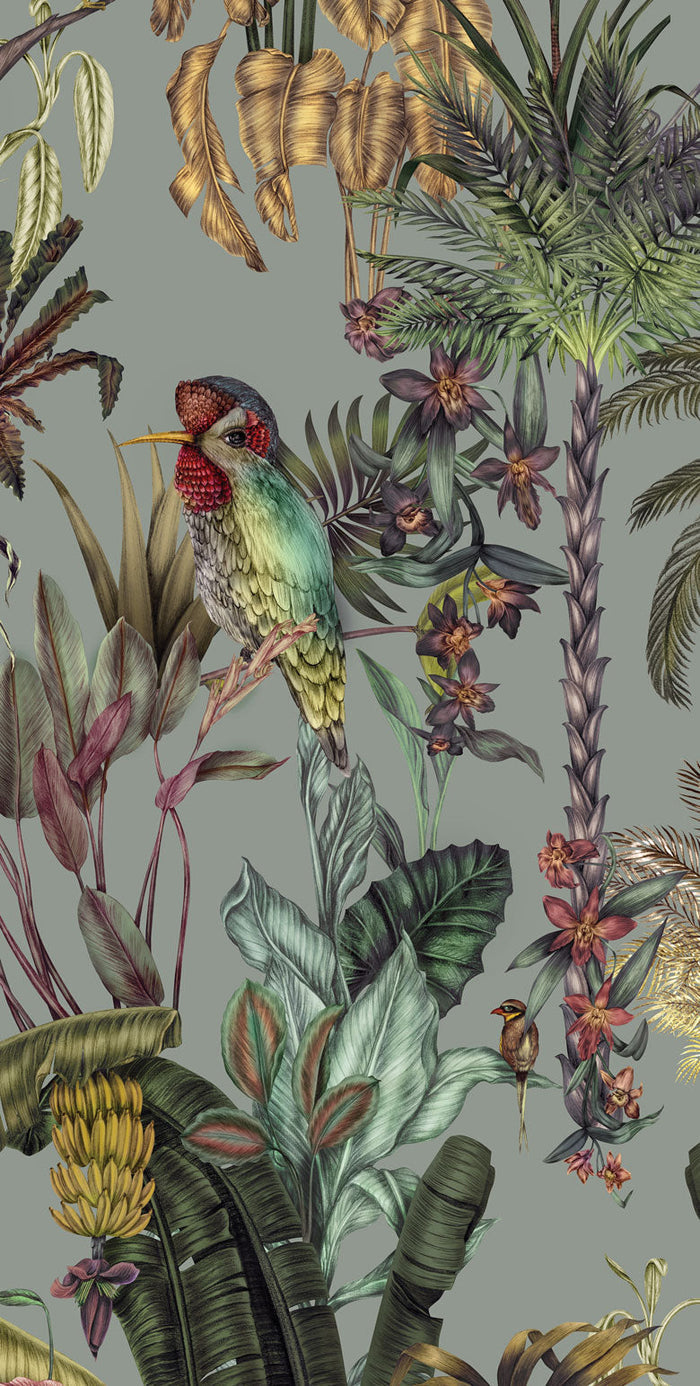 Sample - Birds Birds Mural Wallpaper - Original