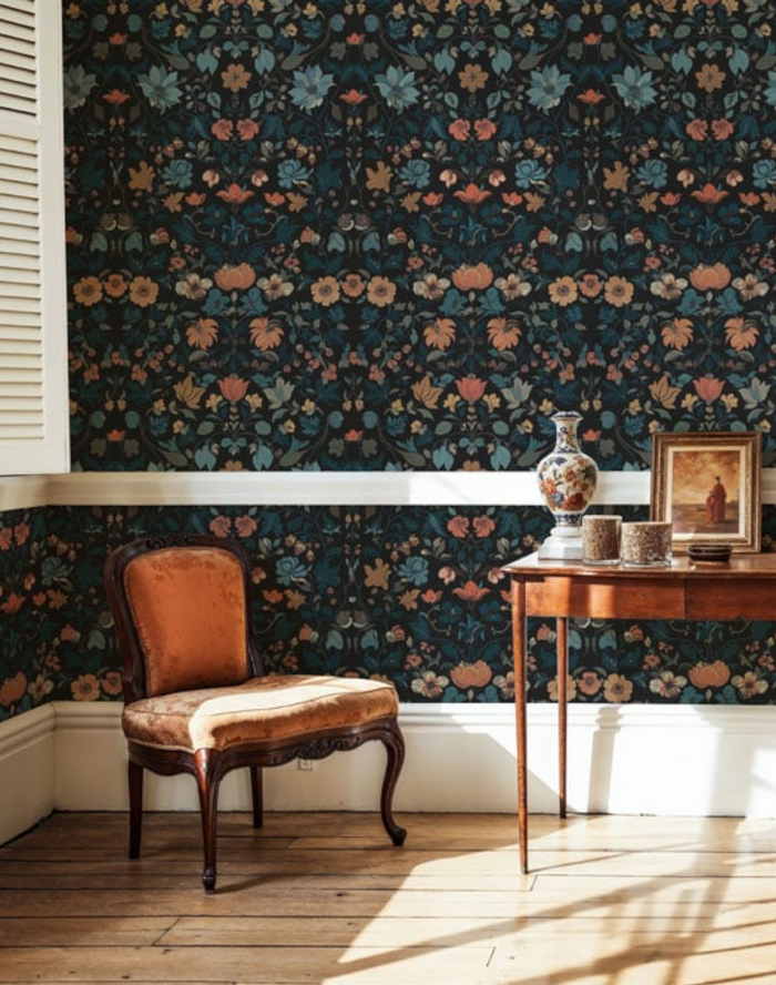 Sample - Bocage Wallpaper - Midnight