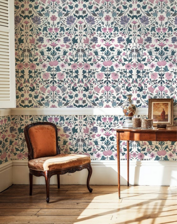 Sample - Bocage Wallpaper - Teal