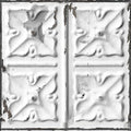 Sample - Brooklyn Tin Tiles Wallpaper - Grey
