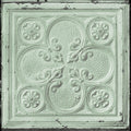 Sample - Brooklyn Tin Tiles Wallpaper- Green