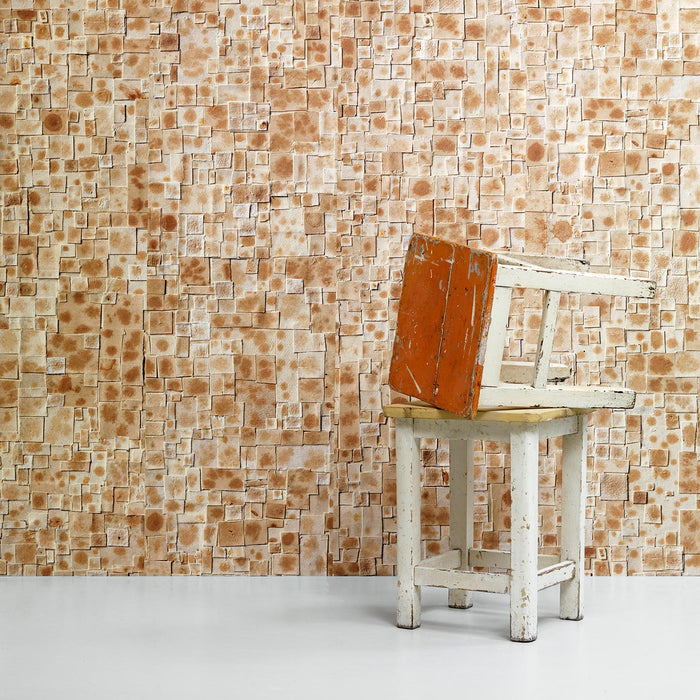 Brown dots Remixed Wallpaper by Arthur Slenk NZ-Wallpaper