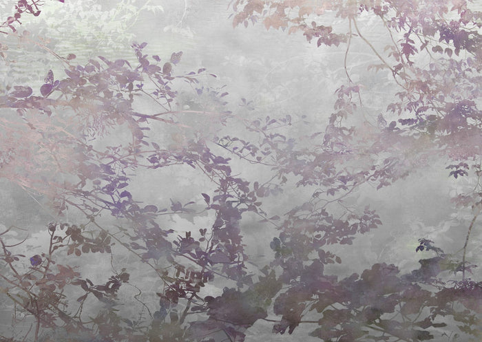 Sample - Calm Waters - Silver - Custom Sized Wallpaper Mural (per/m2)