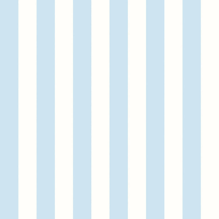 Sample - Candy Stripe Wallpaper - Baby Blue