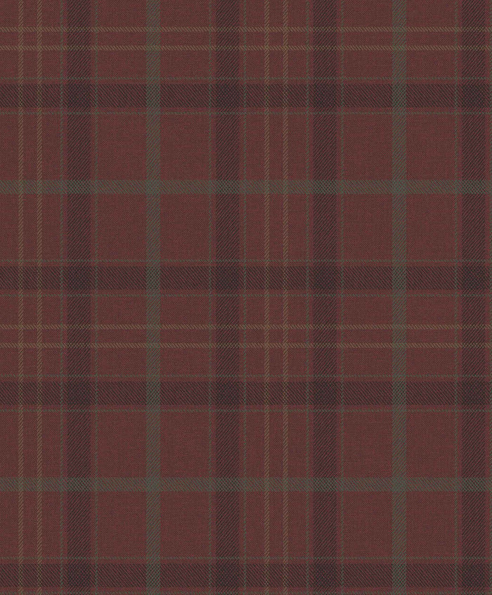 Sample - Check It Out Wallpaper - Burgundy