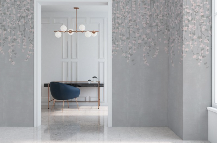Sample - Cherry Blossom - Custom sized wallpaper mural (per/m2)