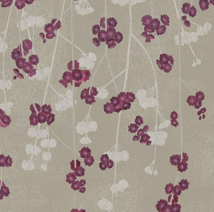 Sample - Cherry Blossom Wallpaper - Cerise