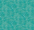 Sample - Contour Wallpaper - Ohpopsi - Turquoise & Lemon