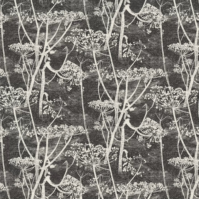 Sample - Cow Parsley Wallpaper - Black/White