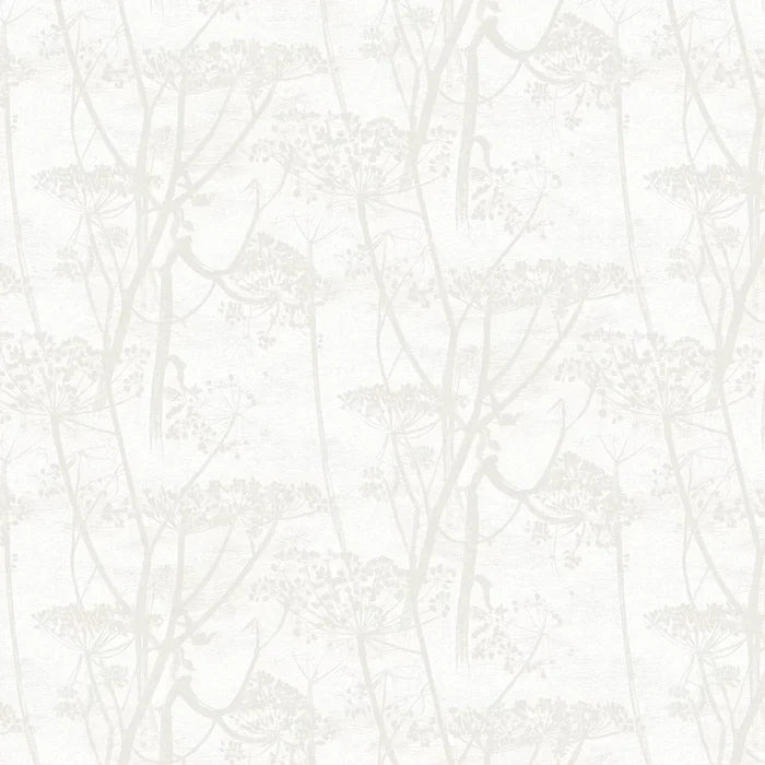 Sample - Cow Parsley Wallpaper - Off White